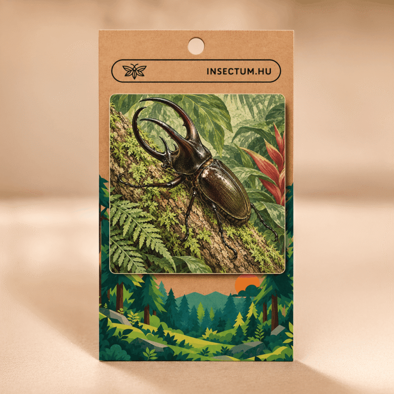 Chalcosoma atlas hűtőmágnes – Trópusi kollekció